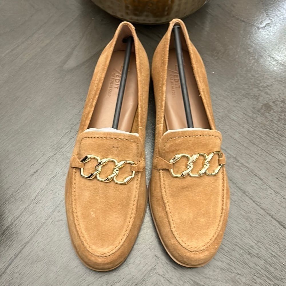 27 EDIT Naturalizer Sevyn Womens Embellished Slip On Loafers (WIDE) - Picture 4 of 10